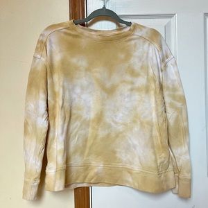 Universal Threads Yellow Tie Dye Crew Neck - Size Medium